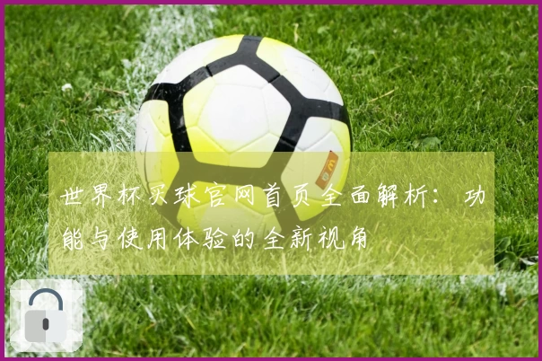 世界杯买球官网首页全面解析：功能与使用体验的全新视角